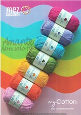 MY COTTON  Mez Cucirini Filato Cotone Mercerizzato, morbido per maglia uncinetto