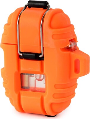 Windmill QUEST Lighter Orange Turbo Jet Windproof Waterproof Shockproof 390-0008