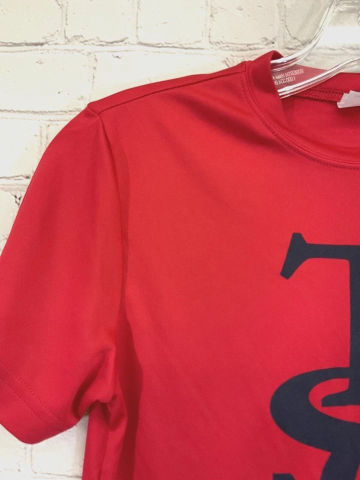 Camiseta Sport Tek Youth YST350 TSC Hurricane PosiCharge Competidor Roja SS Nueva Foto 3 de 4