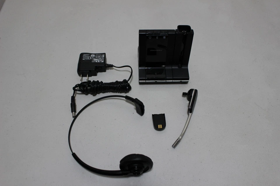 Plantronics 740 AL8-WO2 base w/ WH500 Headset - battery charger - A/C Adapter - Image 2 of 4