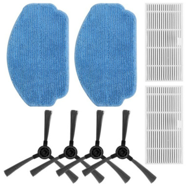 EtliN Spazzola Laterale Filtro HEPA Panno for mop Accessori di Ricambio compatibili con Robot aspirapolvere MAMNV ZCWA Onson BR150/BR151 (Color : 6 HEPA
