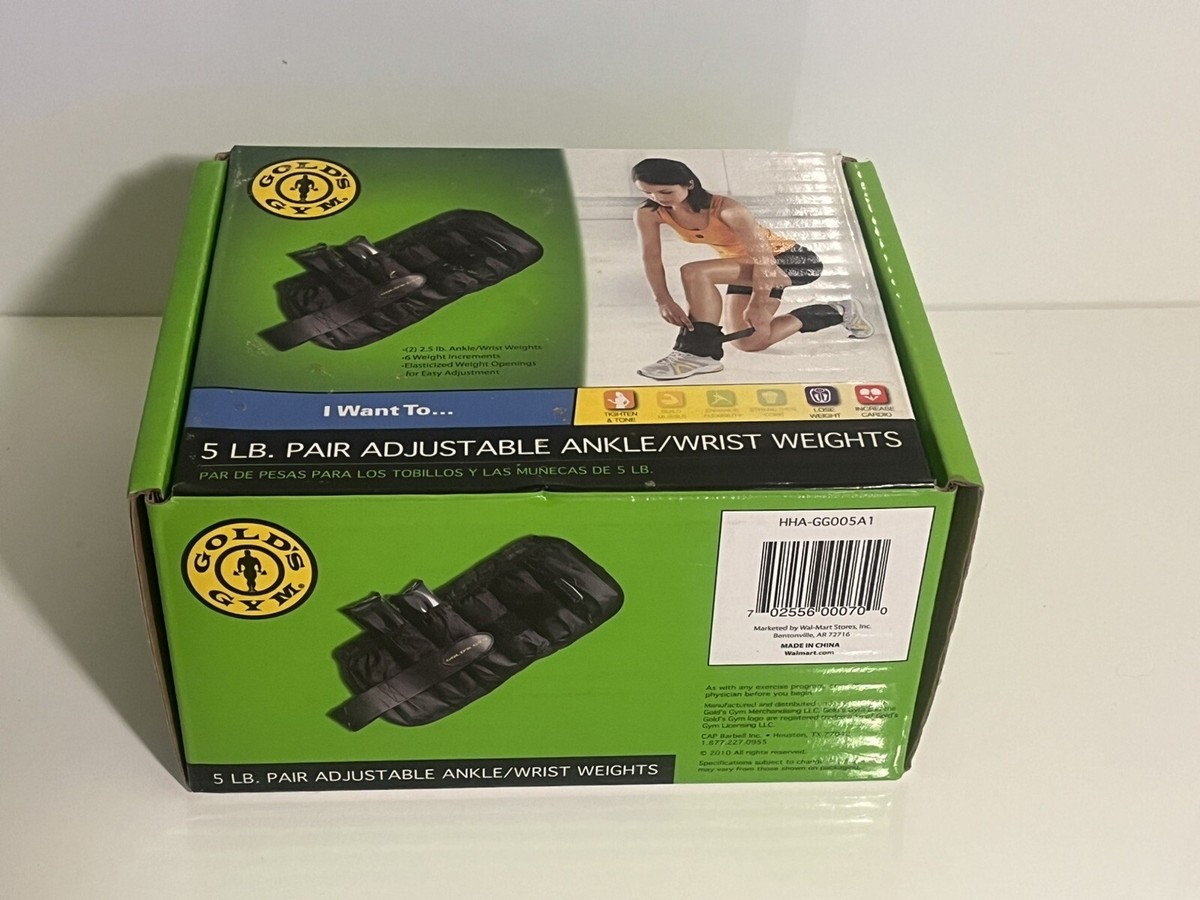 GoZone 5lbs Réglable Cheville/Poignet Poids pour Mauritius