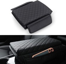 für Tesla Model 3/Y Armlehne Kissen Center Konsole Leder Abdeckung Pad Tasche