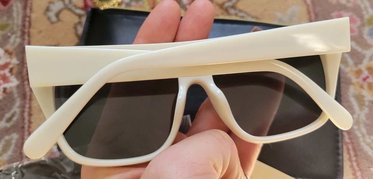 stella mccartney sunglasses white with learher case nwt | eBay display picture 1