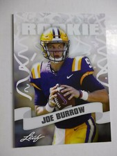 Joe Burrow Rookie Cards 2020 Leaf or Hit or Prizm Draft Pick 