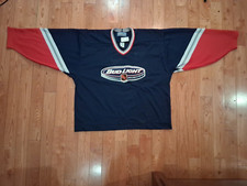 Vintage. Autographed 1990's Bauer Bud Light Hockey Jersey