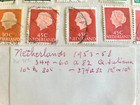 Vtg 1953s-1958 NETHERLANDS Stamp 25C 35C 45C 50C 60C 70C 80C Estate 55 Stamps — photo 5