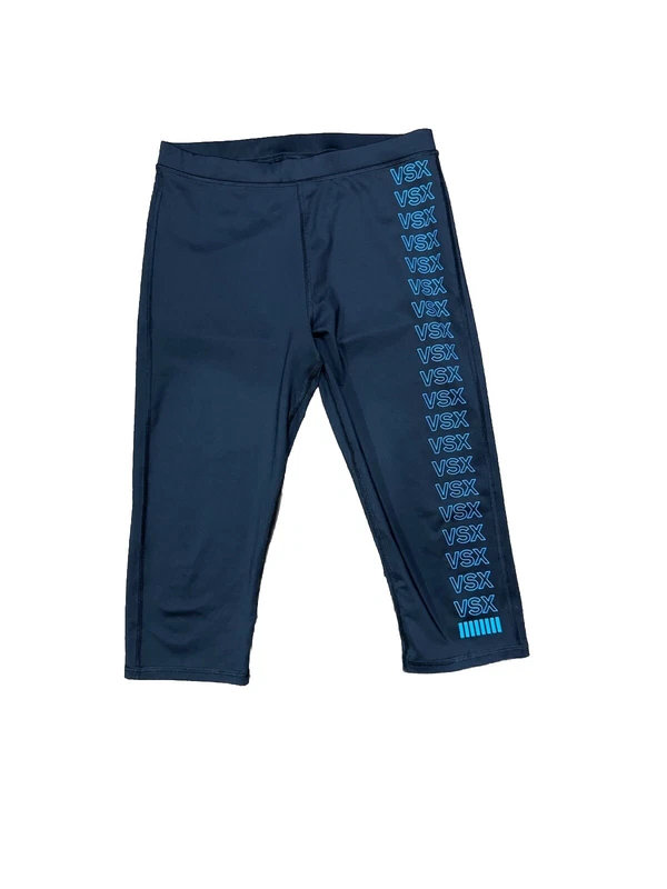 victoria-secret-vs cropped logo athletic leggings
