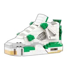 Air Jordan 4 "Verde Pino" Zapatilla Ladrillos Zapatilla 3D Juguetes de Construcción
