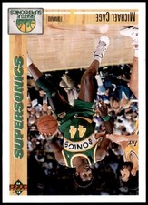 Michael Cage #127b 1991-92 Upper Deck