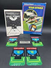 Star Strike For Intellivision Video Game CIB 4 Overlays  Instructions Complete