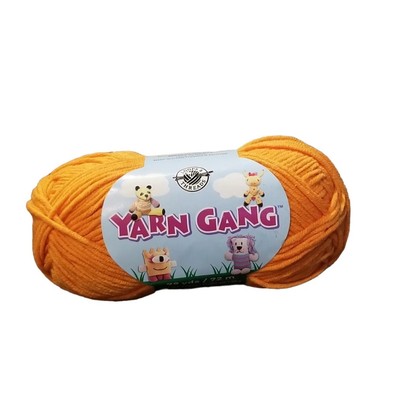 Loops & Threads 1.75 oz. YARN GANG 79 Yards MANGO Ybaby