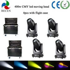 BECEN 400w CMY beam spot wash 3in1 Led Moving Head Light 4pcs with flight case