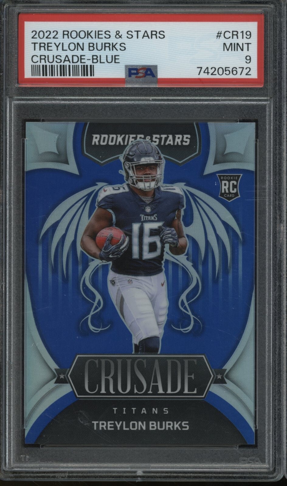Treylon Burks Panini Rookies & Stars Crusade #CR19 Blue