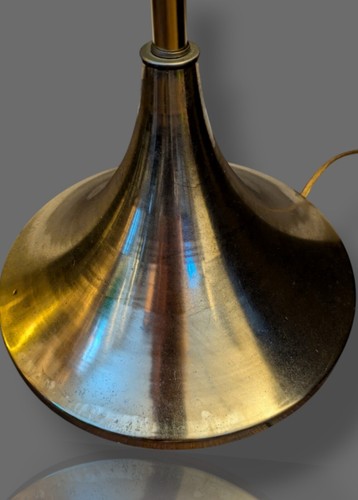 VINTAGE RARE MURANO ART DECO SWIRL RIGADIN VETRI BLOWN GLASS FLOOR & TABLE LAMP - Bild 18 von 23