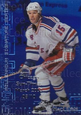 1999-00 BAP Millennium Chicago Sun Times Sapphire #162 John MacLean
