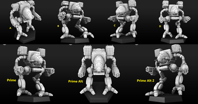 TBR Timber Wolf aka ''Mad Cat'' ''Classic Style'' Alt Mech For Battletech Mini PMW