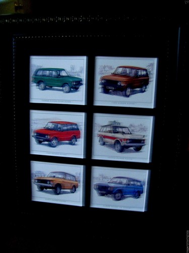 ROLLS ROYCE - 6 REPRO CARDS IN A MAT (Buy FRAMED $47 UNFRAMED $27) - Picture 7 of 8
