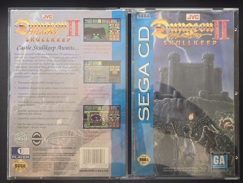 Dungeon Master II: Skullkeep (CD Sega, 1994) ¡Auténtico y Completo con Tarjeta de Regla! - Imagen 11 de 24