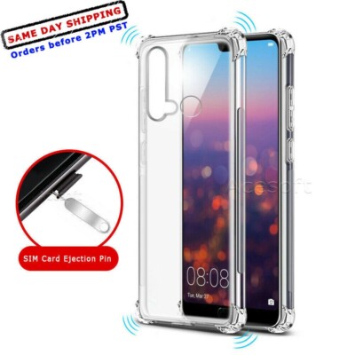 Ultra-Thin Clear Soft Protective Cover Case fits Huawei P20 Lite (2019) Phone