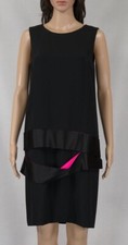 ALEXANDER MCQUEEN BLACK/PINK DRESS ICONIC 2008 SPRING COLLECTION SZ 44