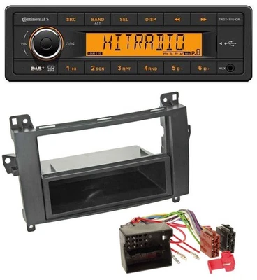Continental 1DIN DAB MP3 AUX USB Autoradio für Mercedes A-Klasse 04-12 W169 C169 - Bild 1 von 4