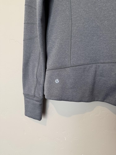 Chaqueta Lululemon para mujer 10 gris negra en fundente cremallera completa con capucha atlética correr - Imagen 13 de 20