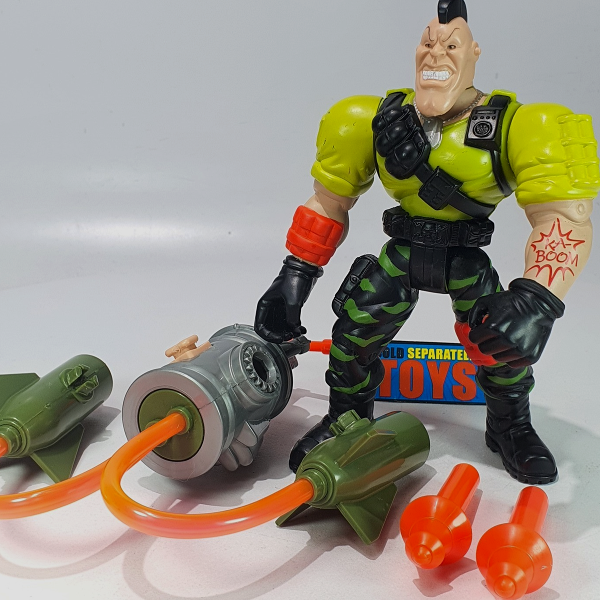 Vtg Small Soldiers NICK NITRO figure A 100% COMPLETE original 1998
