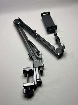 Aluminium Langarm Tablet Halter für Bett & Schreibtisch Handyhalterung 4,7-12,9 Zoll Geräte