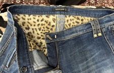 Roberto Cavalli Vintage Cropped Low Rise Jeans