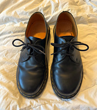 Dr. Martens 1461 Black Leather Lace-Up Oxford Shoes US 9 Cushioned Comfort