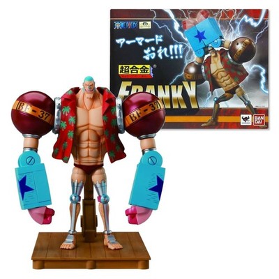 CHOGOKIN ONE PIECE BF-37 Armored FRANKY Figure Cyborg New World Ver. Japan Mint