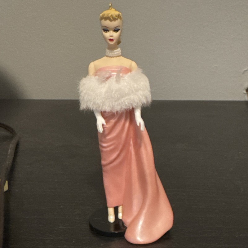 Hallmark Keepsake Barbie Enchanted Evening Ornament 1996 Pink Gown