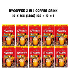 Nycoffee 3 in 1 Coffee Drink 10 x 14g (140g). 10s × 10 × 1