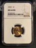 1925 Lincoln Wheat Cent NGC MS-64 RB