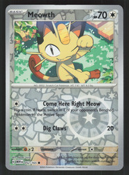 Meowth 052/165 Reverse Holo - Scarlet & Violet 151