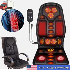 Massage Seat Cushion With Heated Back Neck Body Massager Chair For Home Office