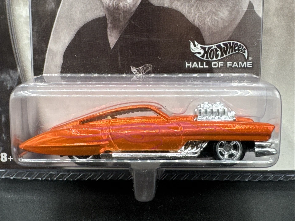 Hot Wheels Salón de la Fama Larry Wood Evil Twin Legends 2002 naranja Foto 2 de 4