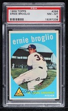 1959 Topps Ernie Broglio #296 PSA 8 n8a