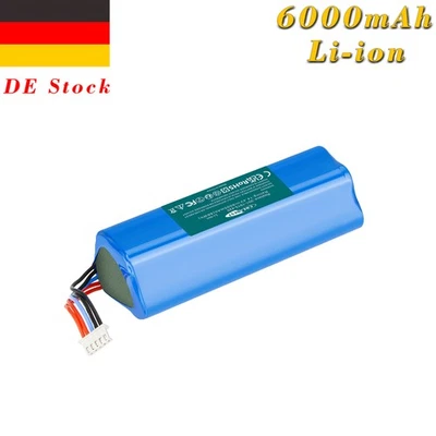 CREABEST Akku Für Ecovacs 14,4V 6000mAh Li-ion Deebot S10-LI-144-5200 T5 T8 T8+ T9 T9+