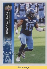 2022 Upper Deck CFL Blue Henoc Muamba #181 READ 6hk