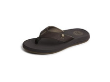 Reef Phantom Nias Mens Beach Flip Flop Brown/Fossil size: 10 US