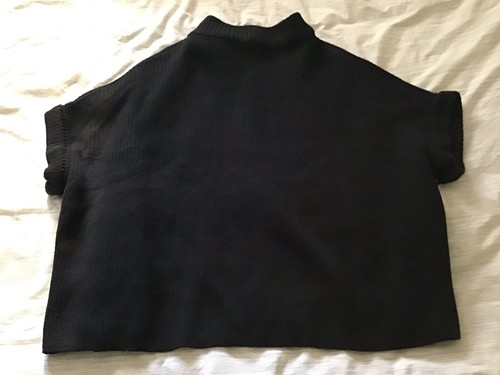 Mix it Women’s Shawl CAPE Poncho Black Coat, One Size Fits All - Picture 8 of 9