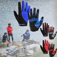 Unisex Full Finger Gloves Motorcycle Bike Padded Touch Screen Windproof Gloves