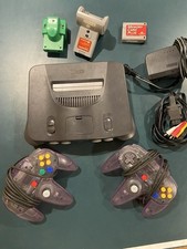 Nintendo 64 Console - 2 Controllers - Rumble Pak - Memory Card Plus - Tested