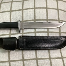 Vintage Buck 120 Fixed Blade Hunting Sheath Knife 1986 Date Mark