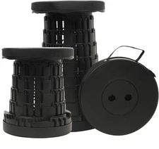 2025 Collapsible Stool Chair, Max 660Lb Upgraded Folding Stool, Lightweight, Stu