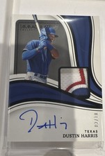 22 Panini Immaculate Collection Prospect Patch Autograph Black Dustin Harris/10 