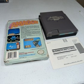 Amagon Nintendo NES Game w Box (No Manual) Works Great