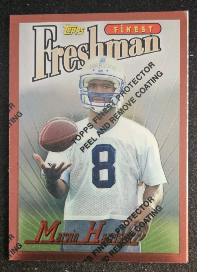 1996 Topps Finest - Marvin Harrison #243 (RC)